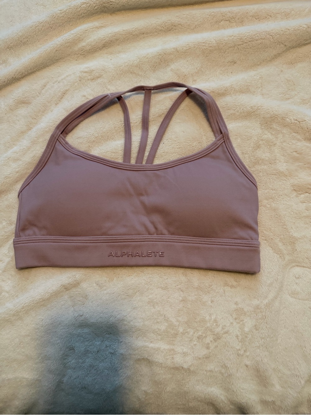 Alphalete Alphalux Tri Bra - Mauve/Purple Dove